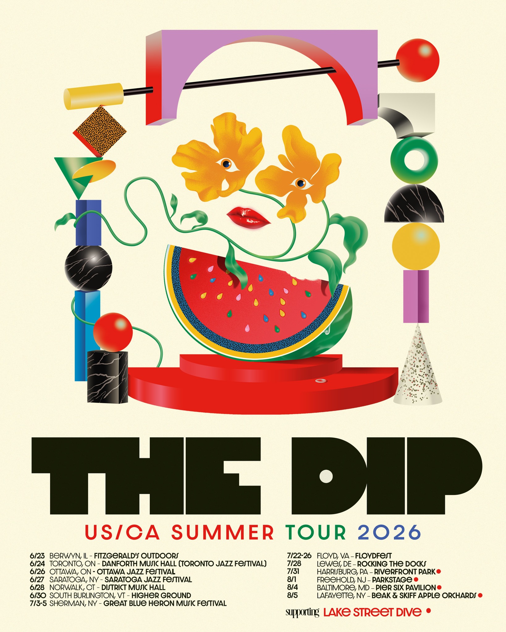 The Dip Tour Poster 2026